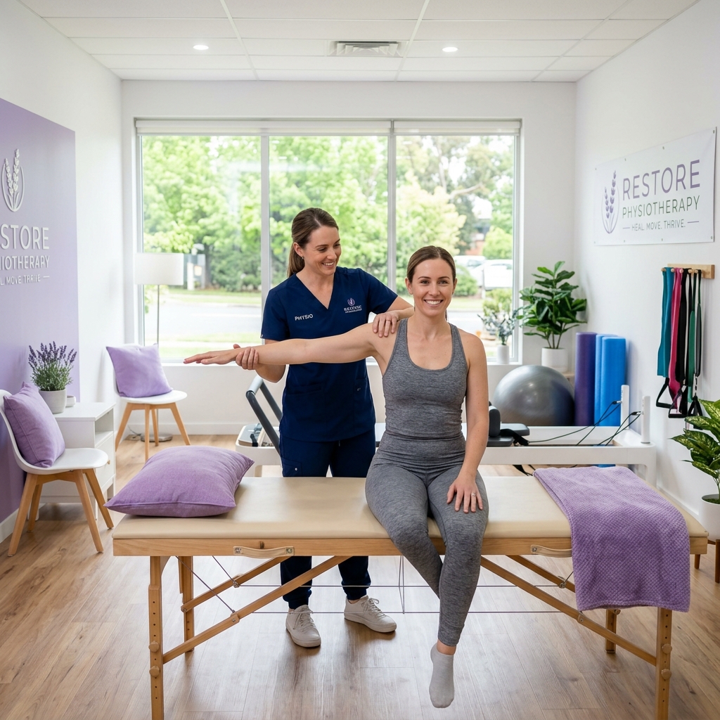 Professional physiotherapy session at Welnix Physio Clinic