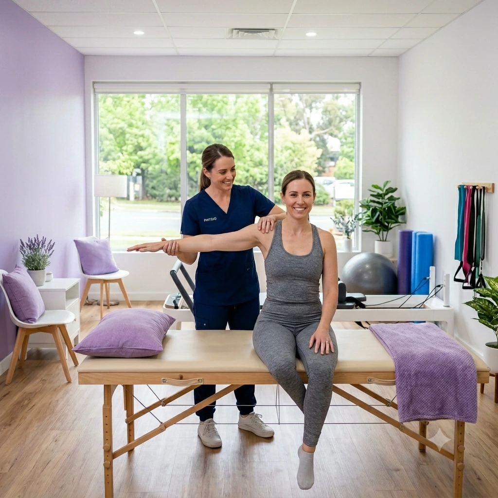 Professional physiotherapy session at Welnix Physio Clinic